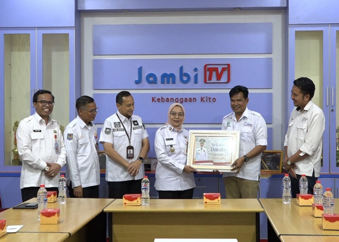 Jambi TV Jadi Media Pertama yang Dikunjungi PJ Walikota Sri Purwaningsih