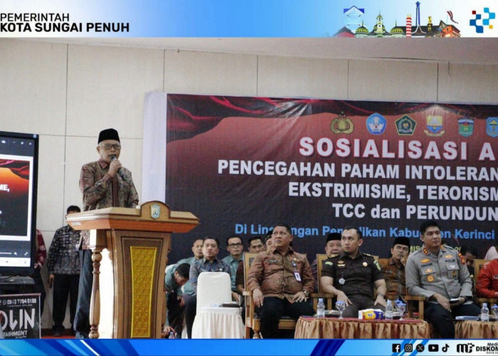 Hadiri Sosialisasi IRET, Wawako Azhar Hamzah Soroti Bahaya Hoaks dan Radikalisme