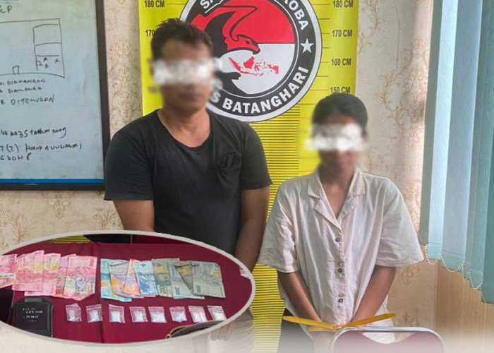 Digerebek Tim Kuda Hitam, Dua Terduga Pengedar Sabu Ditangkap di Kos-Kosan Muara Bulian