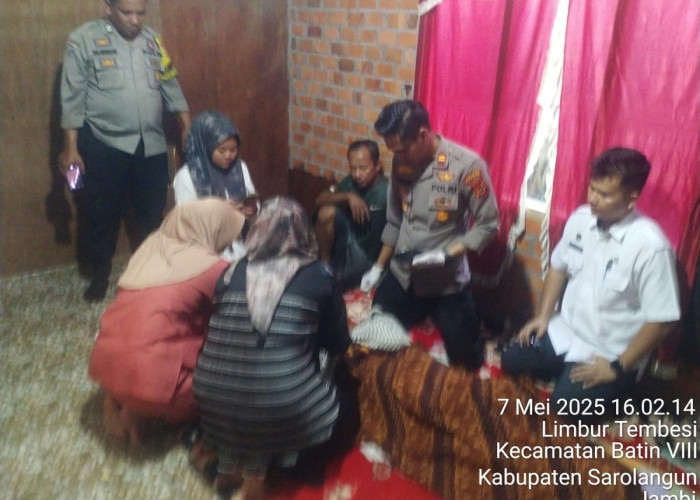 Diduga Tak Sanggup Bayar Cicilan Motor, Seorang Pria Di Sarolangun Ditemukan Tewas Tergantung 