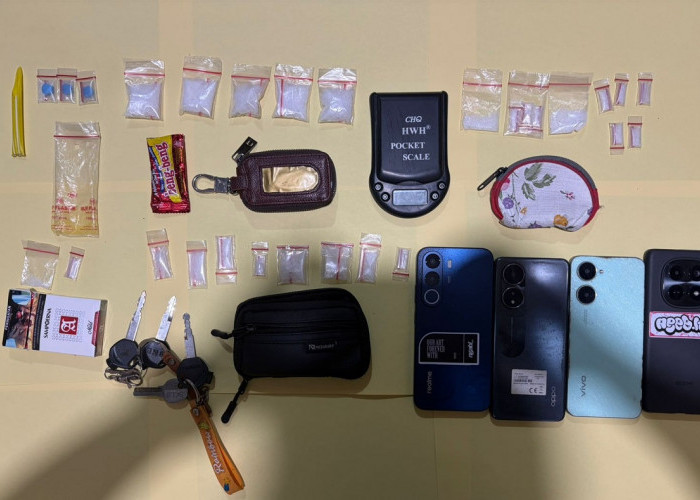 Polres Bungo Bongkar Peredaran Sabu di Rantau Keloyang, Tiga Pelaku Ditangkap dengan 45 Gram Sabu dan Ekstasi