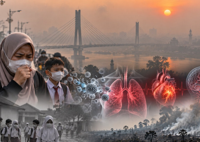 Bukan Hanya ISPA, Kabut Asap Jangka Panjang Bisa Memicu Stroke dan Kematian Mendadak !!!