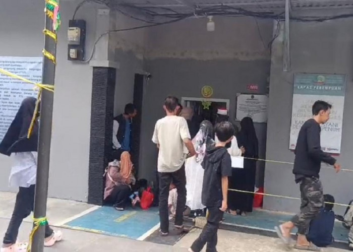 Antusiasme Tinggi, 718 Pengunjung Padati Lapas Perempuan Kelas II B Jambi Saat Lebaran