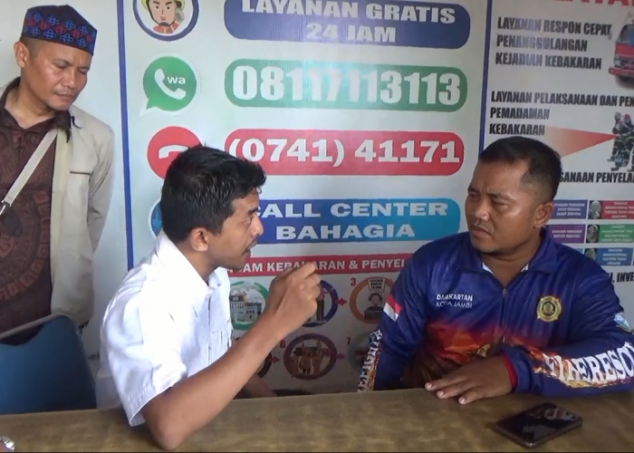 Pasca Aksi di Polda, Korban Curanmor Lanjut Berikan Laporan ke Damkar Kota Jambi