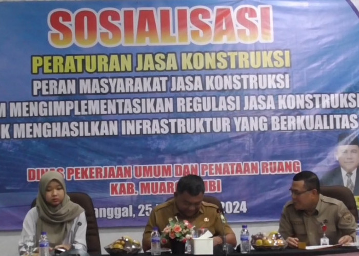  PUPR Muaro Jambi Gelar Sosialisi: Wujudkan Jasa Konstruksi Berkualitas