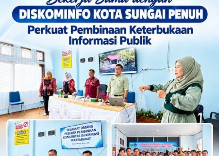 Perkuat Keterbukaan Informasi, Diskominfo Provinsi Jambi Bersama Diskominfosta Sungai Penuh Dorong Pelayanan I