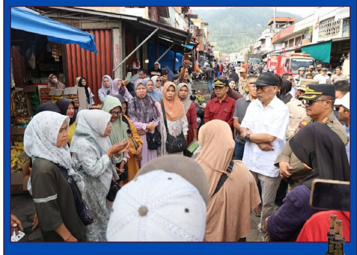 Wawako Azhar Hamzah Tinjau Pasar Pasca Penertiban