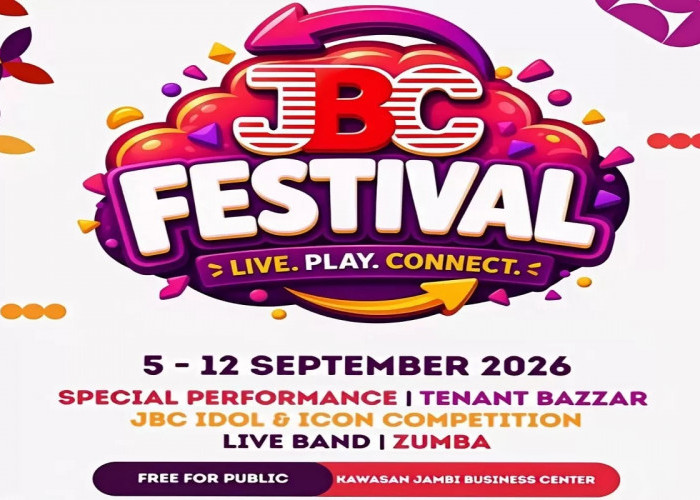 JBC Festival 2026 Siap Gegerkan Jambi! The Overtunes hingga Ratusan UMKM Ramaikan Perayaan Anniversary ke-4