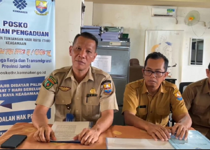 Perusahaan Wajib Bayar THR Paling Lambat H-7 Lebaran, Disnakertrans Jambi Lakukan Pengawasan