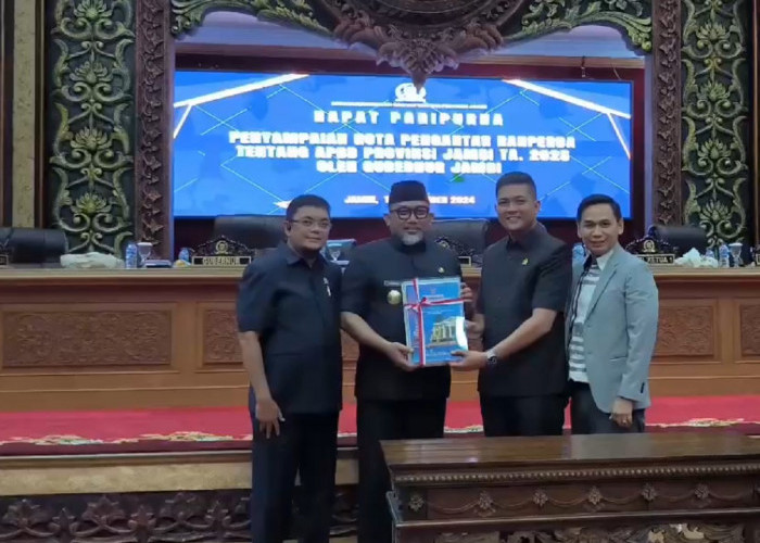 DPRD Provinsi Jambi Gelar Rapat Paripurna Bahas Nota Pengantar Ranperda APBD 2025