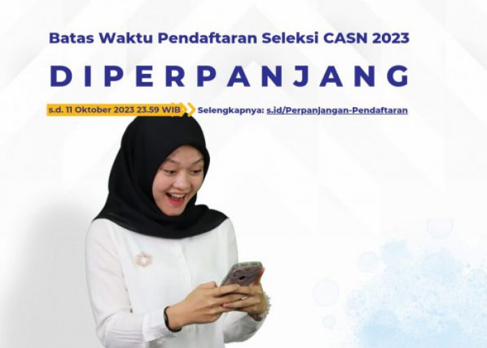 Pendaftaran SSCASN Diperpanjang Sampai 11 Oktober 2023, 39 Persen Pelamar Belum Submit