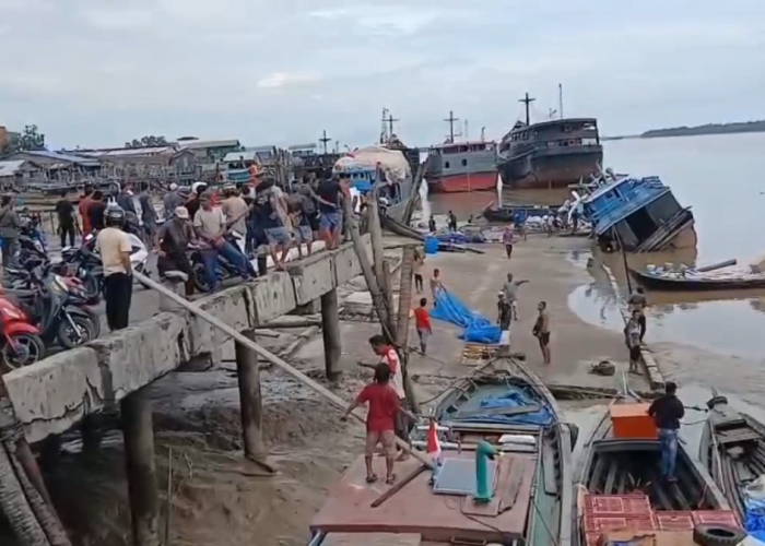 Pasca Pelabuhan Ambruk, Kendaraan Berat Dilarang Masuk Tanggo Rajo Ulu