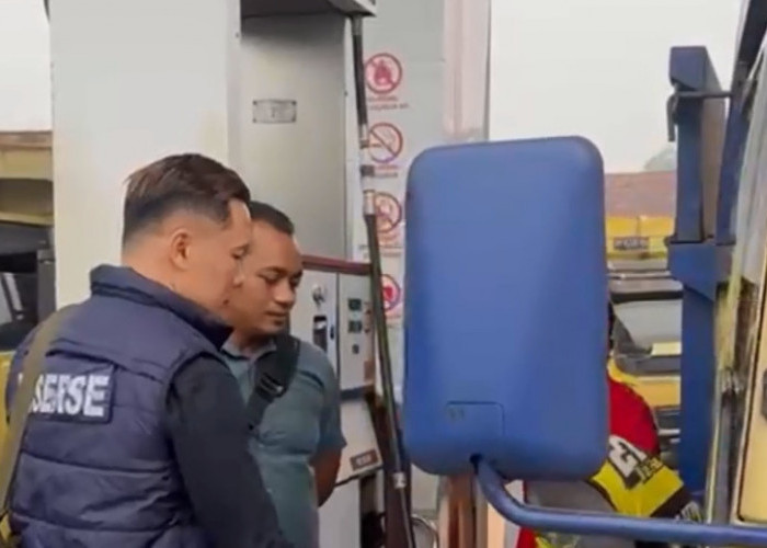 Polres Tebo Sidak SPBU Tebing Tinggi, Telusuri Dugaan Penyalahgunaan BBM