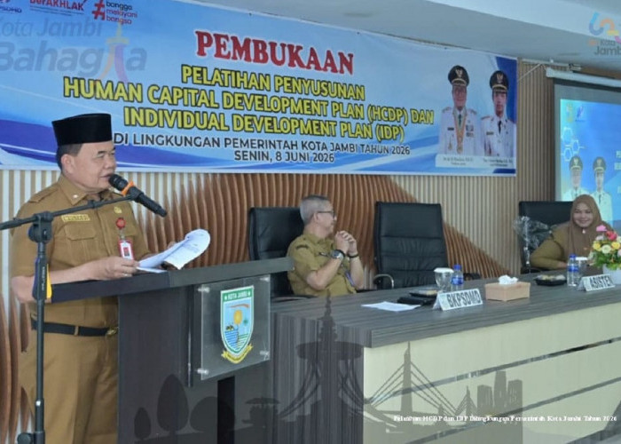 Pemkot Jambi Gelar Pelatihan Penyusunan Human Capital Development Plan dan Individual Development Plan