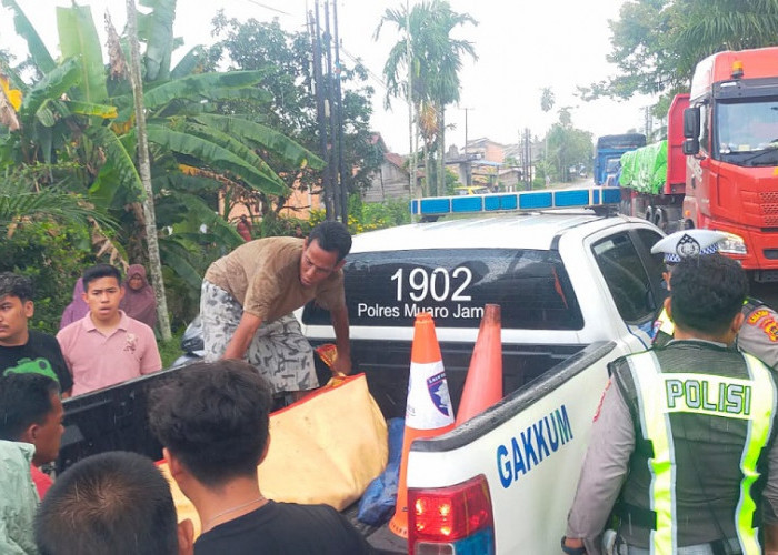 Kecelakaan Maut di Jalintim Muaro Jambi, Pengendara Motor Tewas di Tempat