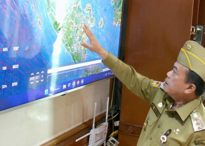 Pantau Titik Api via Sipongi, Al Haris Sebut Arah Angin Perparah Kabut Asap di Jambi