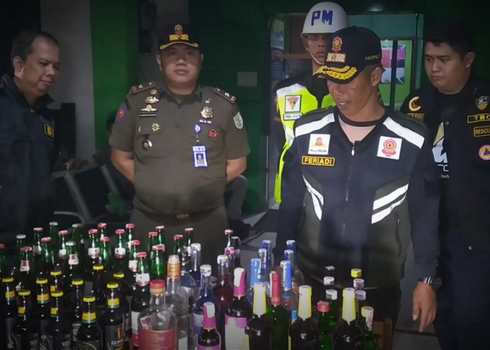 Razia Satpol PP Kota Jambi Geruduk 15 Tempat Hiburan Malam dan Tempat Penjualan Minol