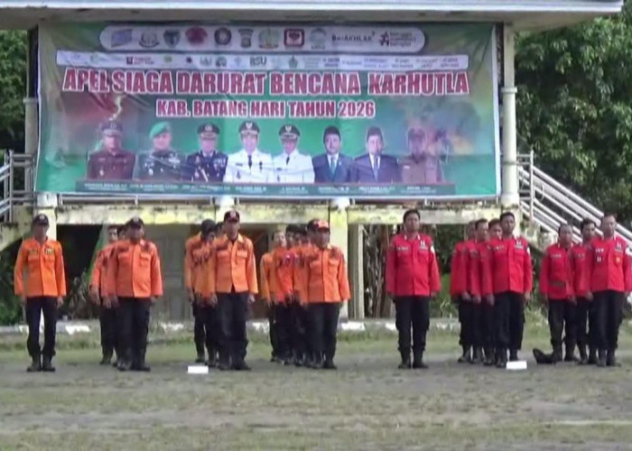 Siaga Darurat Bencana Karhutla, 300 Personil Gabungan Disiagakan di Batang Hari