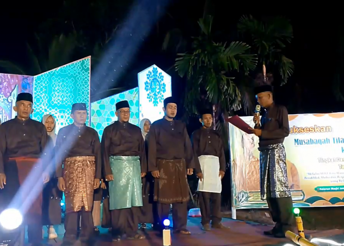 Beduk Ditabuh, MTQ ke-3 Desa Majelis Hidayah Tanjabtim Resmi Digelar