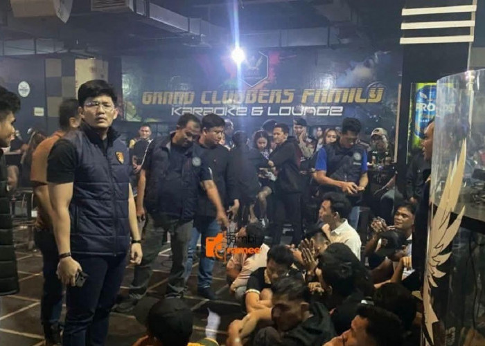 22 Orang Positif Narkoba, Polresta Jambi Razia Grand Club