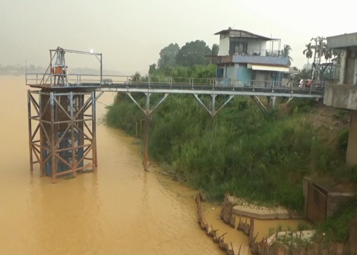 Debit Sungai Fluktuatif Akibat Kemarau, Tirta Mayang Siapkan Pompa Floating