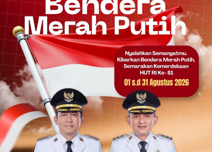 HUT RI ke-81, Pemkab Muaro Jambi Ajak Warga Kibarkan Merah Putih Selama Agustus 2026