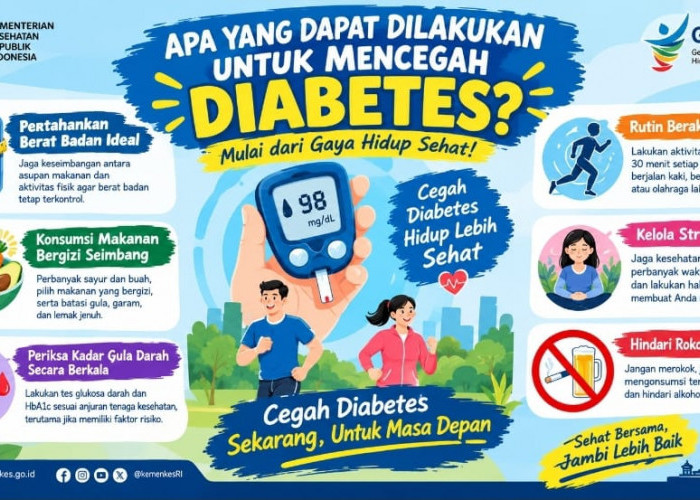 Dinkes Imbau Masyarakat Cegah Diabetes Dengan Pola Hidup Sehat