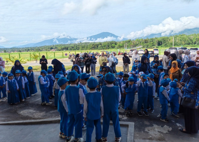 Edukasi Penerbangan, Murid TK Negeri Pembina Kecamatan Sungai Penuh Studi Tour ke Bandara Depati Parbo