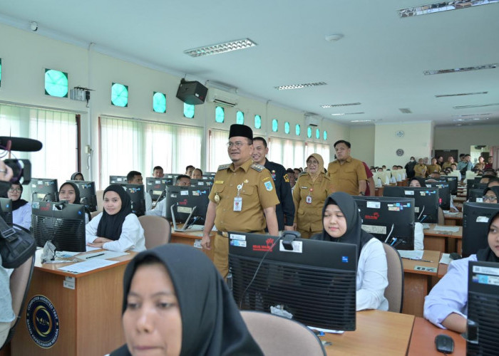 Walikota Jambi Maulana Tinjau Seleksi PPPK, Apresiasi UPT BKN Jambi 