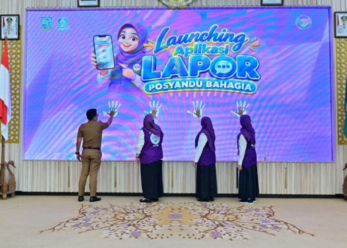 Nadiyah Launching Aplikasi Lapor Posyandu Bahagia, Perkuat Layanan Dasar Berbasis Data