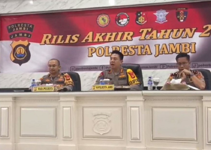 Ratusan Kasus Narkoba Diungkap Polresta Jambi Sepanjang Tahun 2025