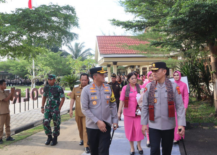 Pererat Silaturahmi, Kapolres Muaro Jambi Sambut  Kunjungan Kerja Kapolda Jambi dan Rombongan 