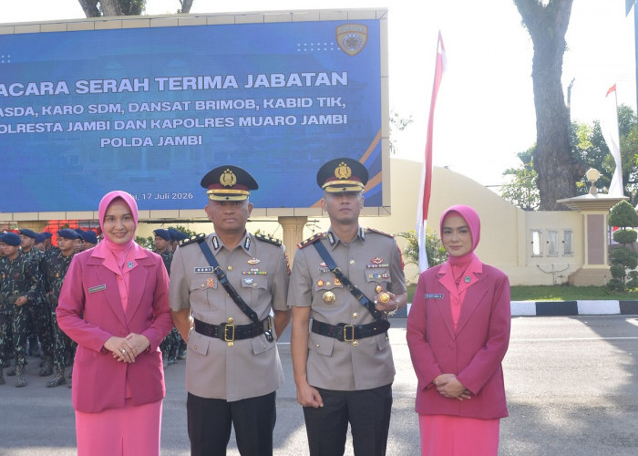 AKBP Bayu Noormansyah Resmi Jabat Kapolres Muaro Jambi, Kapolda Pimpin Sertijab Pejabat Polda Jambi