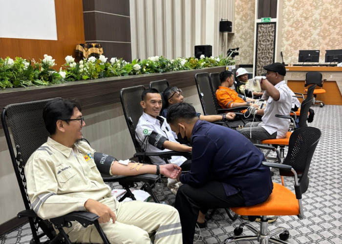 PLN IP UBP Jambi Bersama PMI Gelar Donor Darah Peringati Bulan K3 Nasional 2026