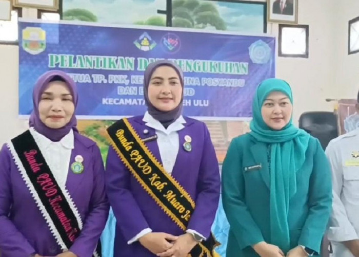 Ketua TP PKK Muaro Jambi Lantik Ketua PKK Kumpeh Ulu, Tekankan Sinergi Program Kesejahteraan Keluarga
