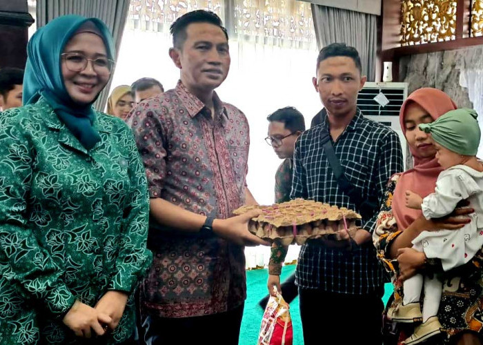 Gerakan Peduli Stunting, Bupati Mhd. Fadhil Arief Salurkan Bantuan