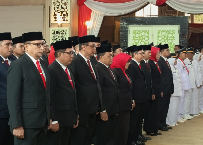 Wako Maulana Lantik Pejabat Eselon II : Saleh Ridho Kadis Kominfo, Abu Bakar Kepala DPMPTSP