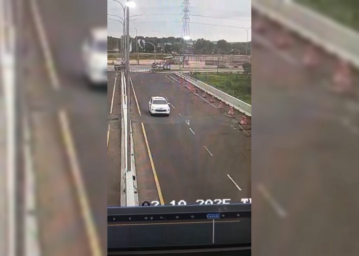 Rekaman CCTV Tol Sebapo Jambi Diduga Tampilkan Mobil Korban Perampokan