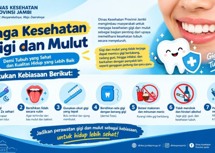 Dinkes Provinsi Jambi Imbau Masyarakat Jaga Kesehatan Gigi Dan Mulut