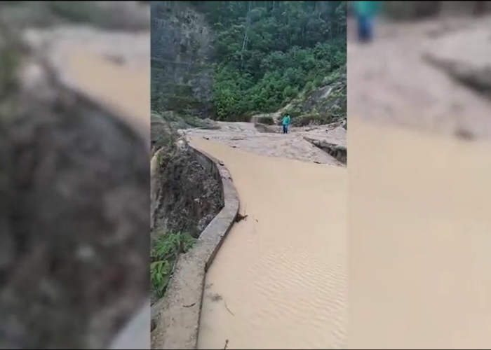 Longsor di Jalan Lintas Jambi-Sumbar, Dinas PUPR Provinsi Jambi Akan Koordinasi Dengan Tim Alkal