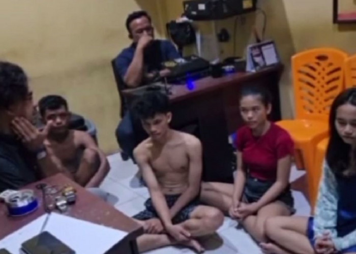 Empat Pelaku Pengeroyokan Dengan Modus Aplikasi Michat Ditangkap Polisi