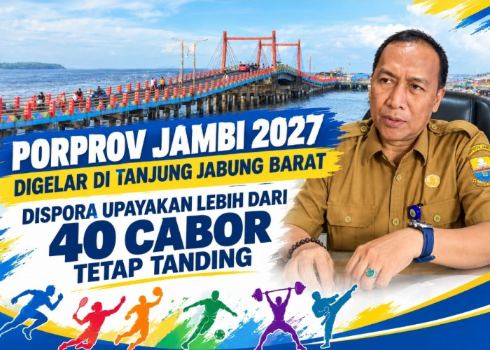 Dispora Jambi Targetkan Lebih Dari 40 Cabor Tampil Di Porprov 2027, Tanjung Jabung Barat Jadi Tuan Rumah