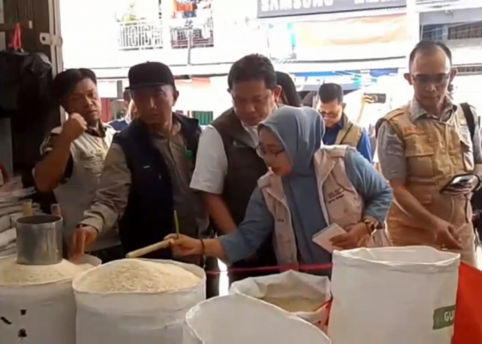 Cegah Penimbunan, Satgas Gelar Sidak Beras di Pasar Tanjung Bajure