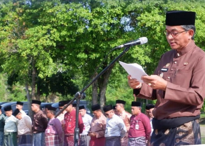 Junaidi Pimpin Upacara Hardiknas 2026 di Muaro Jambi, Tekankan Merdeka Belajar