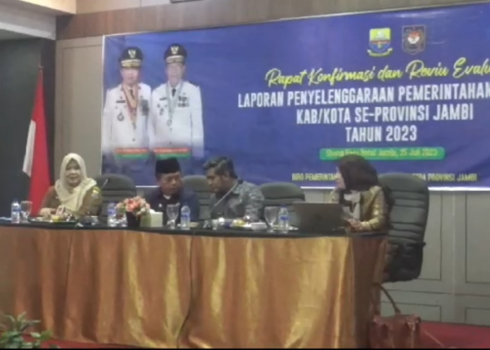 Tingkatkan Kualitas Tata Kelola Pemerintahan Daerah, Pemprov Jambi Gelar Rapat Evaluasi LPPD