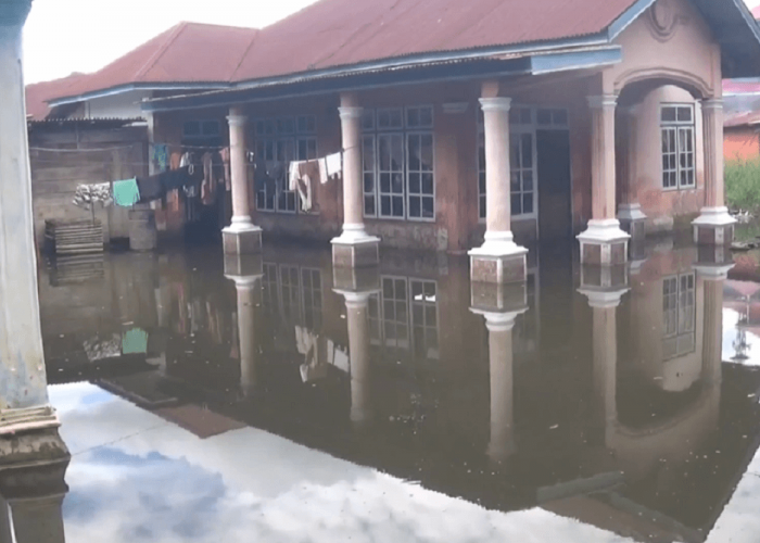 Dua Pekan Banjir Rendam Desa Paling Serumpun, Warga Keluhkan Tidak Ada Perhatian Dari Pemerintah