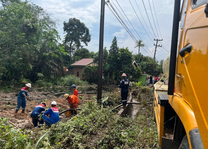 Ilegal Tapping Akibatkan Kebocoran Minyak di KM 14, Pertamina EP Jambi Gerak Cepat Lakukan Penanganan