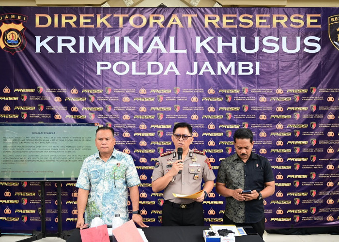 Polda Jambi Ungkap Kasus Peredaran BBM Ilegal, Amankan 6.163 Liter Solar Olahan Ilegal