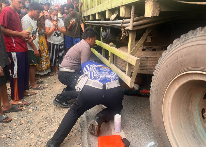 Truk Hino Tabrak Motor di Muaro Jambi, Pasutri Tewas di Lokasi