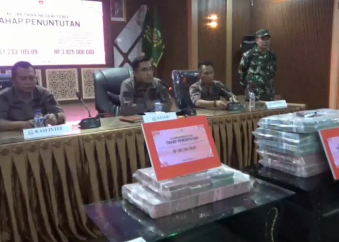 Kejari Tebo Pamerkan Rp 4,8 Miliar Tipikor Pasar Tanjung Bungur